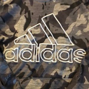 Adidas medium boys camo hoodie